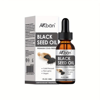 Black Seed Oil - Cold-Pressed Nigella Sativa Black Cumin Seed Oil
