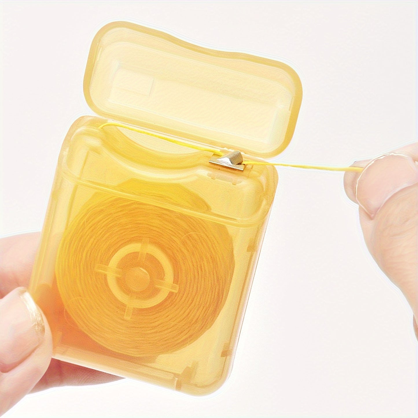 1pc/2pcs/3pcs Pineapple Flavored Dental Floss, 50.0 meter Long, Expands When Exposed to Saliva, Increases The Contact Surface Between Teeth, Has Deep Oral Cleaning Function, Can Be Paired with a Portable Dispenser, Suitable f
