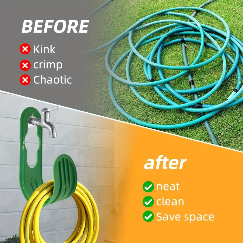 Water Pipe Hook Water Pipe Bracket, Garden Water Pipe Hanger, Garden Watering Water Pipe Hook Wall-mounted Neat Bracket