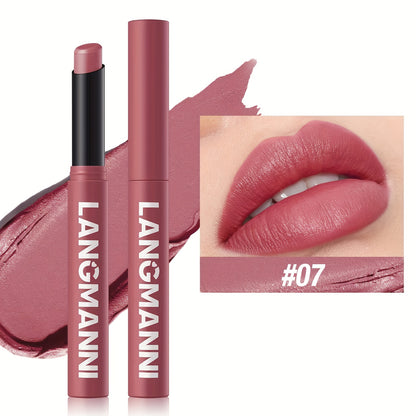 Single Pack of Matte Lipstick in 12 Colors with Lasting Moisture