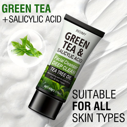 XIOIMY Green Tea & Salicylic Acid Facial Cleanser - 60g