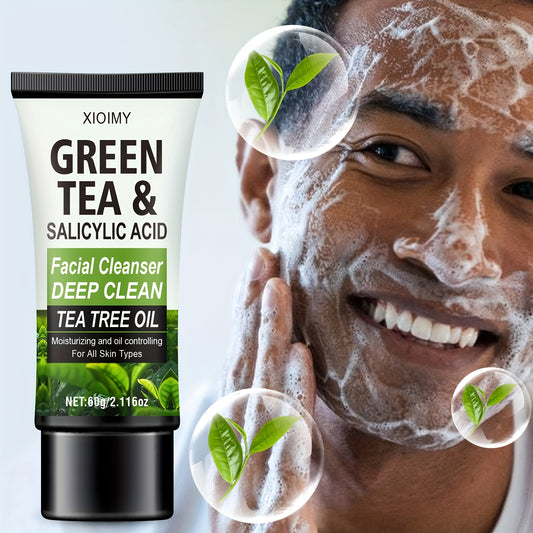 XIOIMY Green Tea & Salicylic Acid Facial Cleanser - 60g