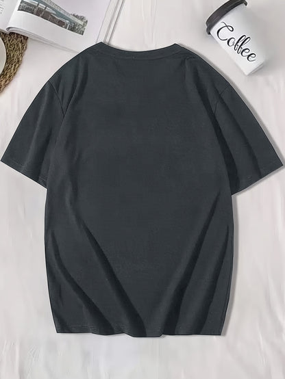 Men'S Casual Short Sleeve T-Shirt - "Made in Balkans" Print, Lightweight & Breathable Summer Tee, Round Neck, Regular Fit, Perfect for Casual Attire, Breathable Clothing | Modern Casualwear | Lightweight Shirt