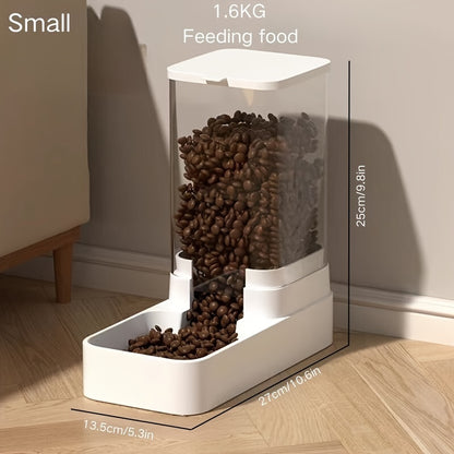 Automatic Dog Feeder and Dog Water Dispenser. Gravity Pet Feeder and Water Dispenser for Dogs Cats Pets Animals