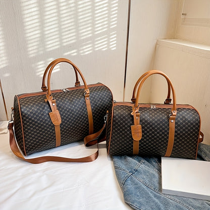 Stylish Travel Bag for Men and Women, Large Capacity Tourist Bag, Business Sports Gym Bag, Daily Commuting Outing Weekend Trip, Suitable for All Four Seasons, Clothes Luggage Bag