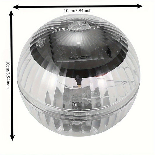 Solar Pool Light, Solar Pond Light, Automatic Color-Changing IP65 LED Floating Light with Optional Colored or Warm Lighting. Suitable for Pools, Fountains, Gardens, and Outdoor Decorations. Features Auto-Off Function and Dura