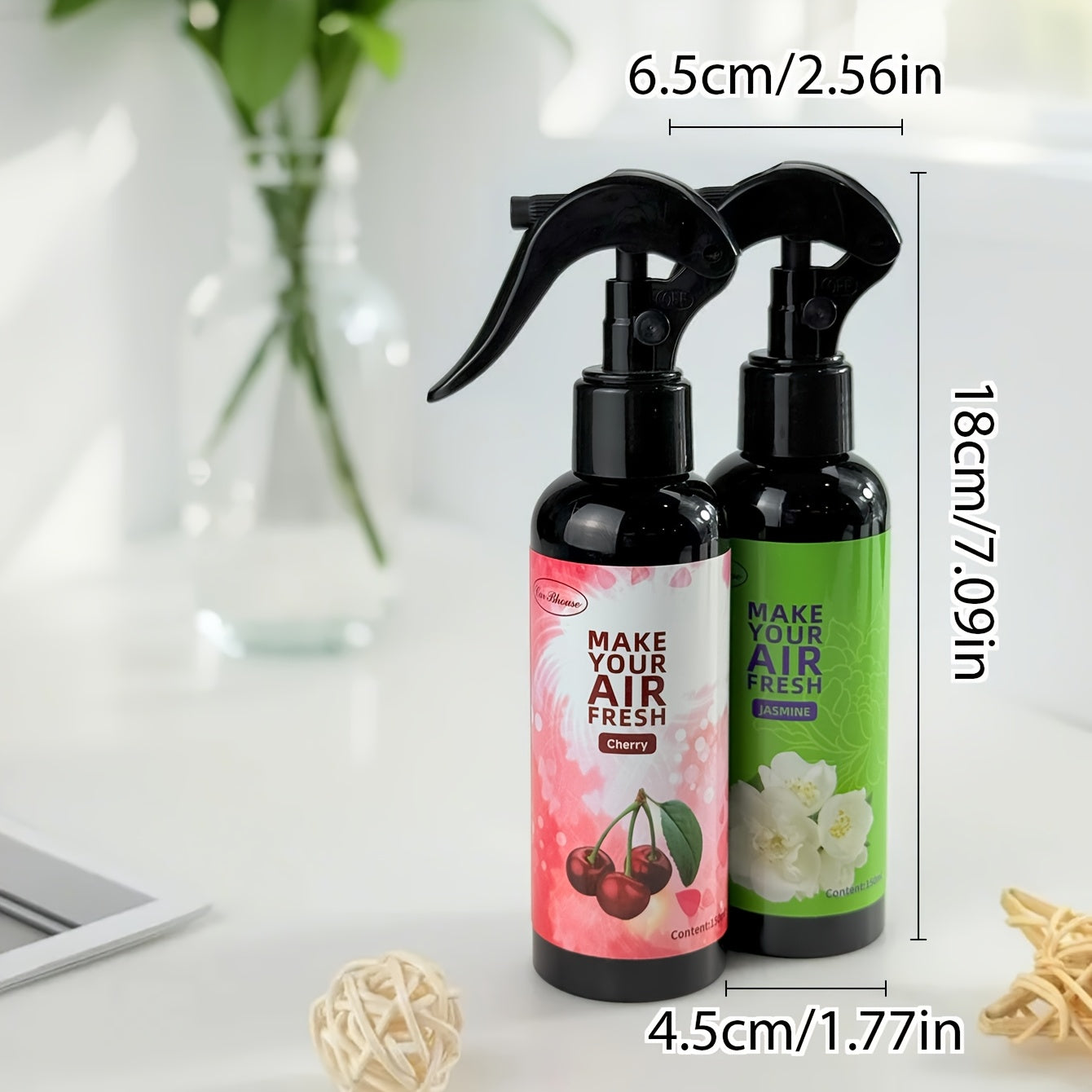 Multi-flavor combination fragrance spray, home and car air freshener spray, can eliminate odors in cars, homes, offices, bedrooms, bathrooms, toilets, and kitchens, create a romantic atmosphere, Valentine's Day, women, birthd