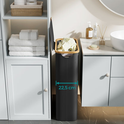 Laundry Basket, Laundry Collector with Lid, 65 L, Removable Laundry Bag, Oxford Fabric, Foldable