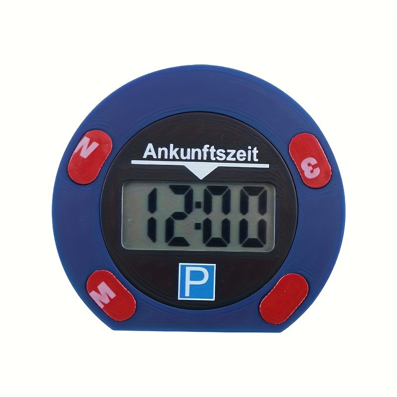 Car Repair Timer, Professional Parking Timer LCD Dual Screen Display Parking Meter Parking Stopwatch