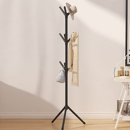 1pc Minimalist 9-Branch Coat Rack – Perfect for Hanging Clothes, Jackets, Trench Coats, Caps, Bags & Accessories with Ease. Black and White Design Complements Any Decor Style to Keep Your Space Neatly Organized