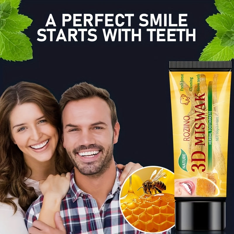 60G 3D Miswakarak Tree Toothpaste for Men And Women