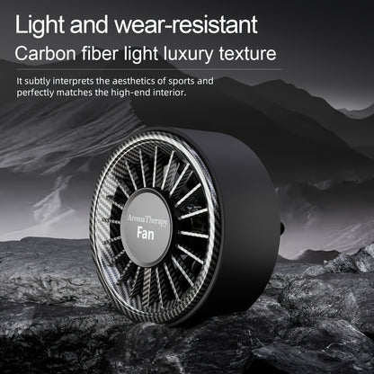 Cross border car fragrance air outlet fan colorful atmosphere light car pickup light car perfume colorful rhythm fan light