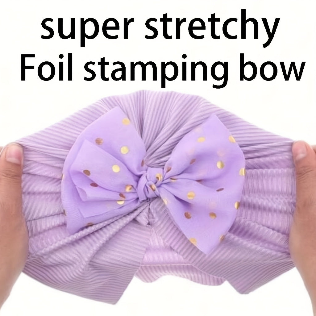 Set of 11 Baby Girl Caps with Disc Flower Newborn Toddler Caps Hats Baby Kids Knot Turban Headband Cap