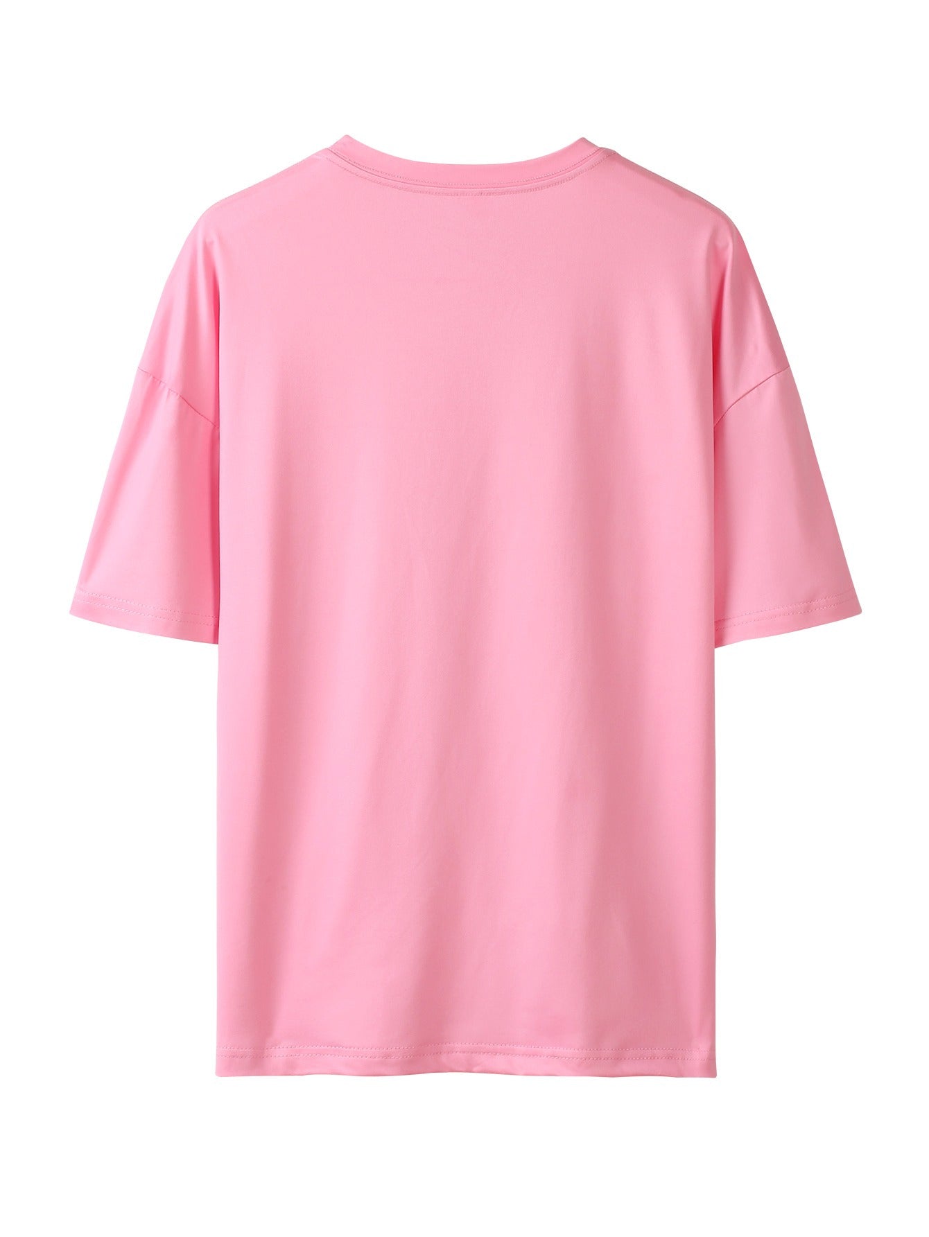 New fashionable casual creative pattern printed Women's fashion set, spring and summer new fashionable casual round neck T-shirt&sports shorts two-piece set