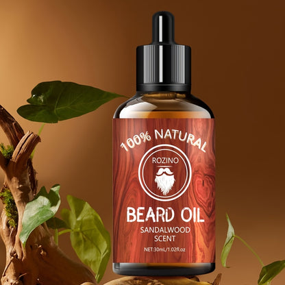 30ml Sandalwood Beard Oil, Hydrating and Moisturizing
