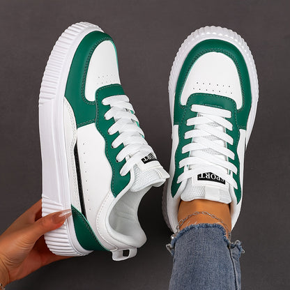Women's High-Quality Casual Shoes, Lightweight Breathable Mesh with Synthetic Non-Slip Thick Sole Sneakers, Suitable for Work Running Travel. Elegant Footwear, Fashionable Shoe Style