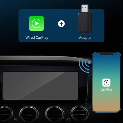 2-in-1 Wireless CarPlay & Android Auto AI Box, Compatible with 99% Original Cars – Wired to Wireless Conversion (2.4~5.0 GHz WiFi5), Stylish and Portable for iPhone iOS 10+ / Android 11+ Devices