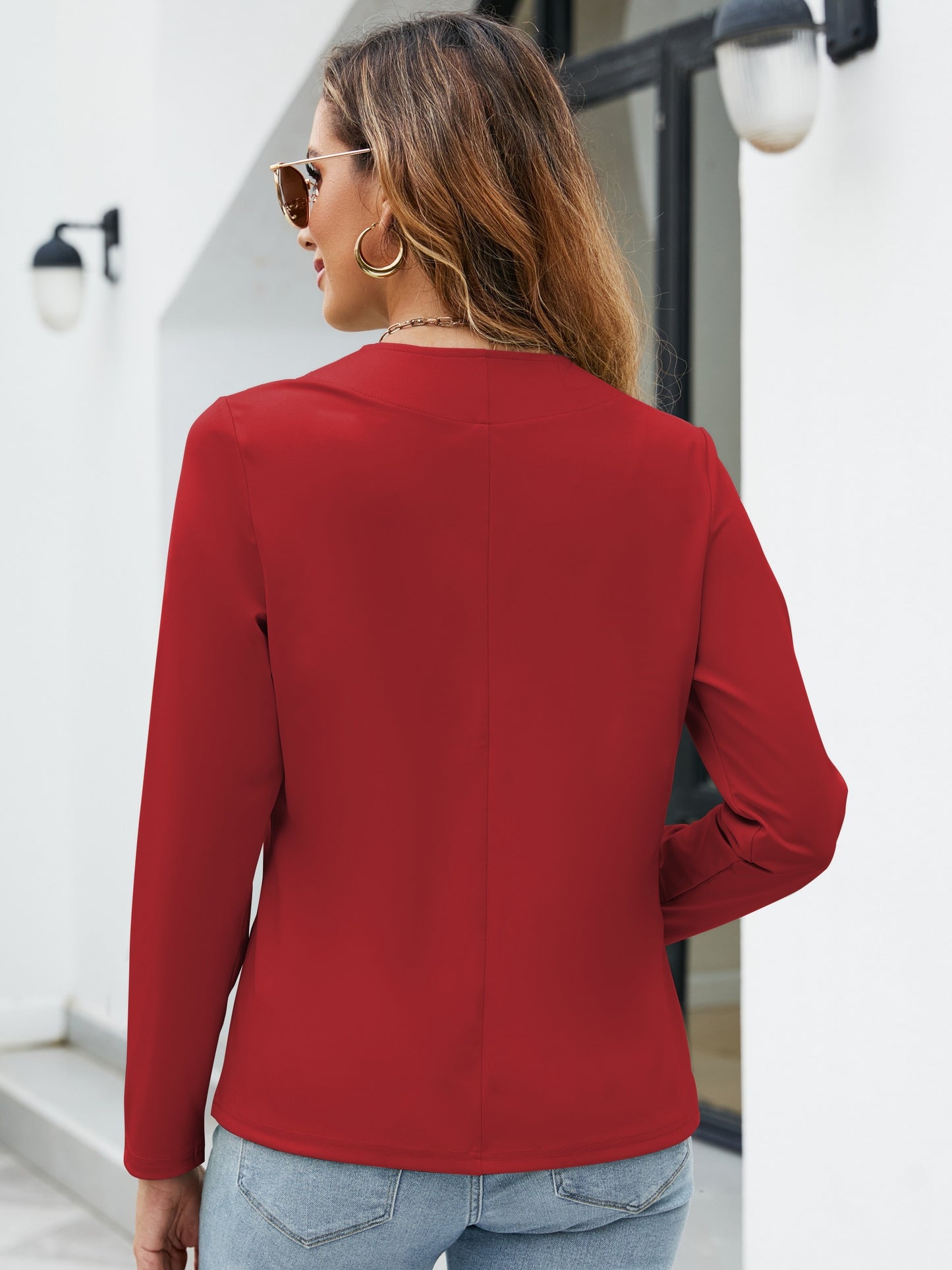 Solid Color Casual Cardigan from Europe And America