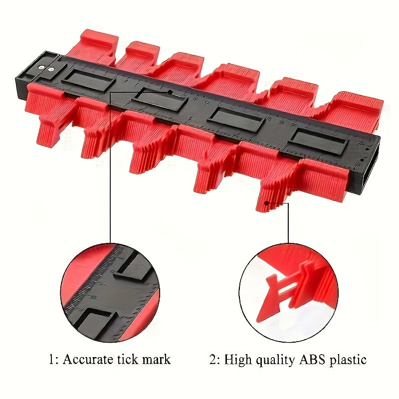 A Plastic Contour Measuring Instrument That Can Be Transformed At Will, Which Is Convenient for Measuring Shapes At Various Angles, Can Be Stretched And Retracted At Will, And Can Be Reused