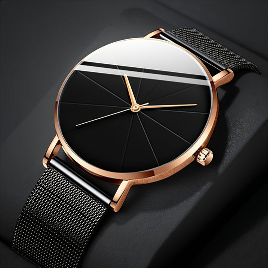 2pcs Women'S Elegant Black Round Quartz Watch with Golden-Tone Alloy Case & Heart Pendant Bracelet - Silicone Strap, Button Battery, Stylish Accessory for Casual Attire, Quartz Watch, Sophisticated Design, Durable Watch