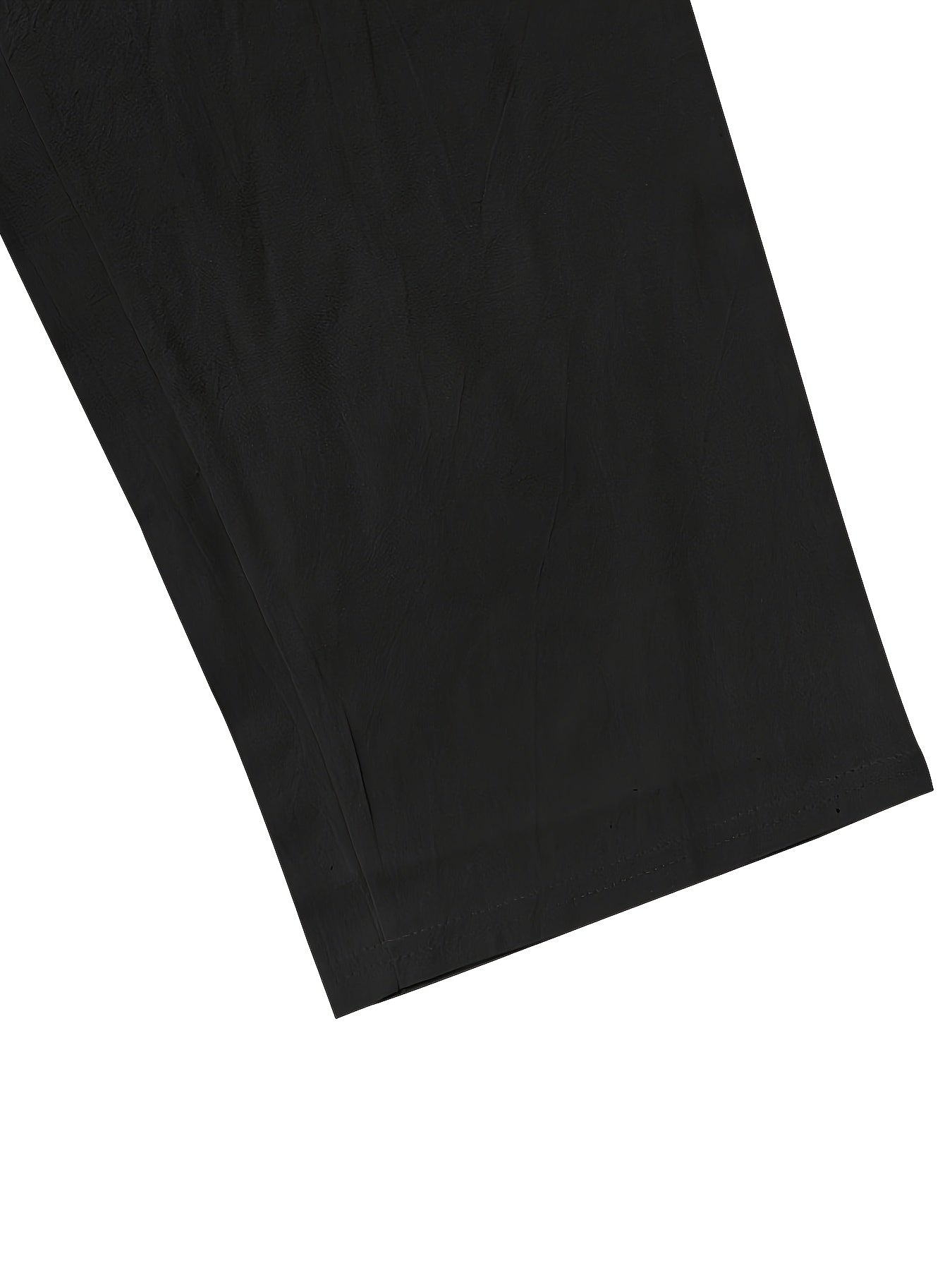 Men's Lightweight Breathable Linen Pants - American Loose Fit Straight Leg Casual Trousers with Adjustable Drawstring Waist & Side Pockets, Semi-Sheer Solid Color for Beach Vacation, Summer Outings & Casual Attire, Beach Pant