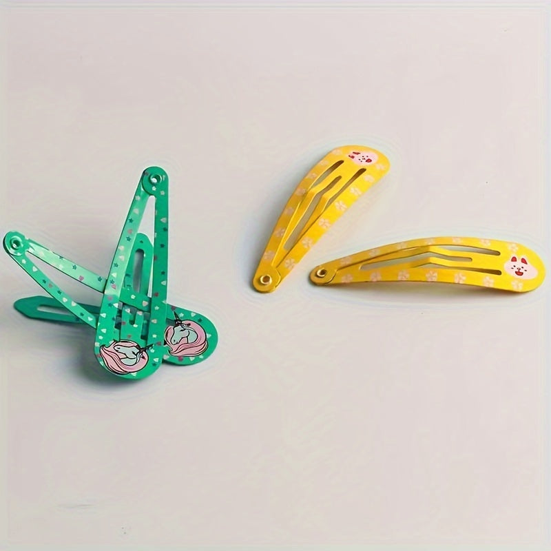 10/20/40pcs of Cute Star Fruit Butterfly Hair Clips for Girls, Hair Accessories Gifts for Girls, Random Colors