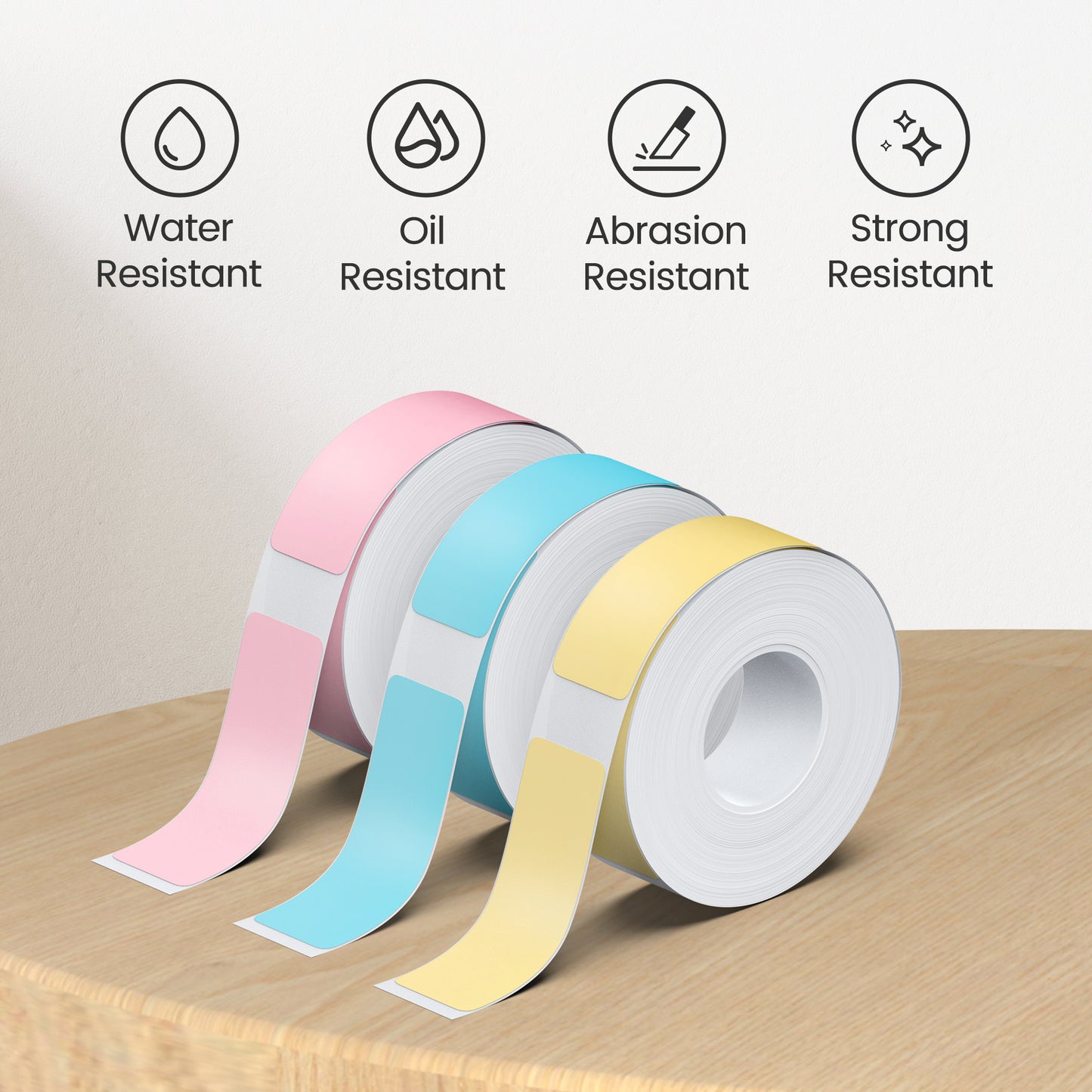 Portable Label Printer And Label Paper, P31S Mini Label Printer, Wireless Connection, No Need for Ink Or Toner, Suitable for Smartphones, Home, Office, School, Equipped with a Roll of Self-Adhesive Label Paper, Available in D