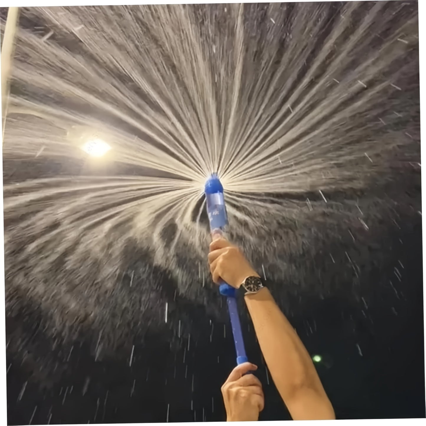 1pc fireworks water sprayer, 2025 new fireworks water jump, romantic fireworks photography props, fireworks style high pressure water sprayer, suitable for evening party games, pool party photo props