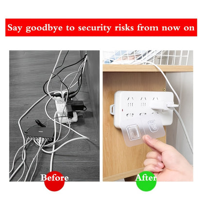 10 Pairs of Powerful Adhesive Hooks with No Trace