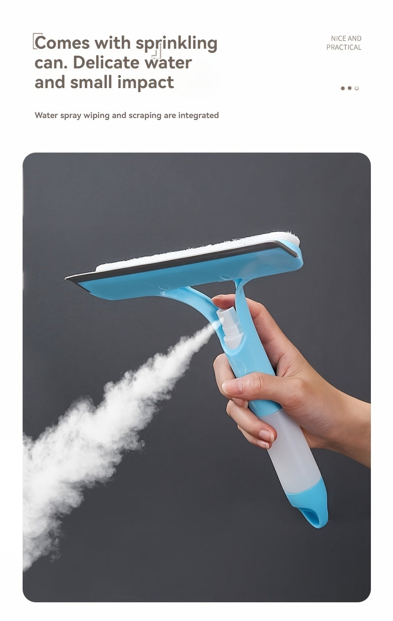 3-In-1 Multi-Functional Glass Cleaning Tool with Sprinkler